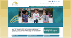 Desktop Screenshot of oneill-foundation.org